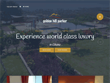 Tablet Screenshot of goldenhillparkerhotel.com